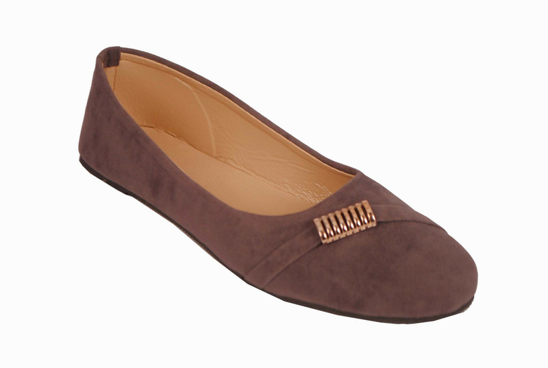 Fashion Casual Twister Grey Buckle Bellies For Women(Brown)