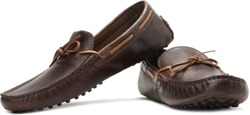 Red Tape Men Genuine Leather Loafers For Men(Brown)