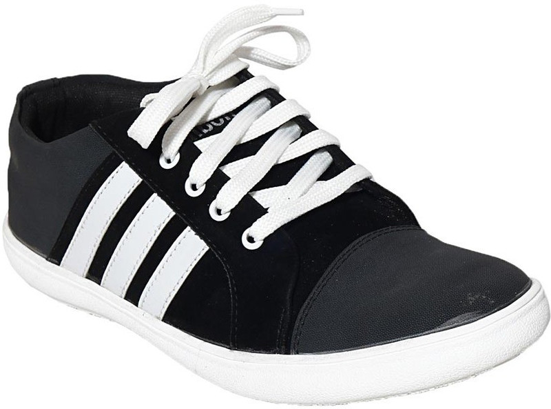 Footfad Canvas Shoes For Men(Black)