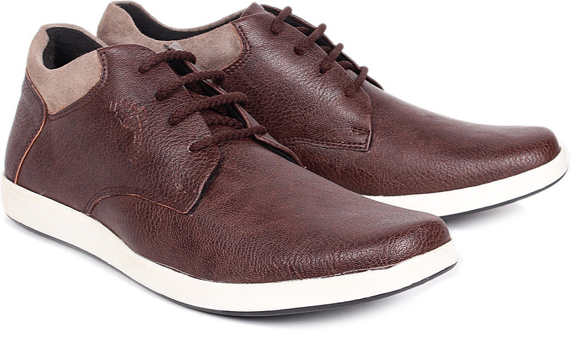 Red Marine Brown Lace up Footwear Casual Shoes(Brown) RS.649 (81.00% Off) - Flipkart