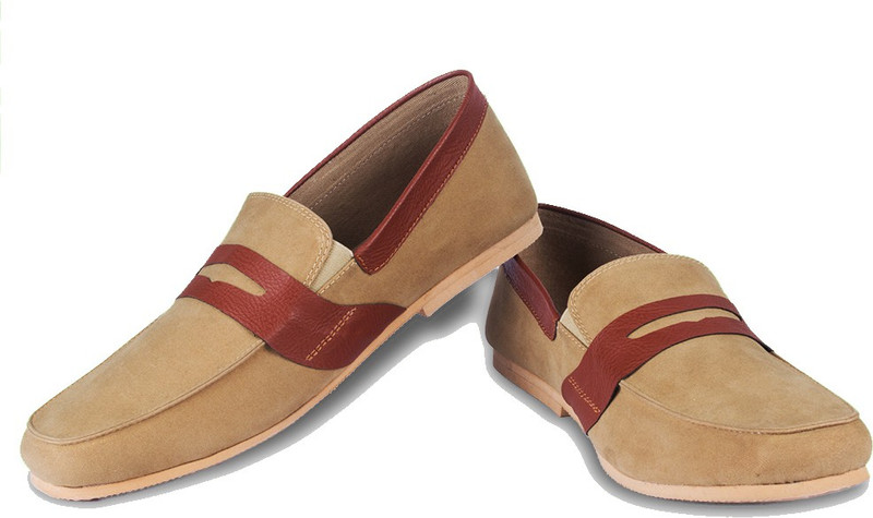 FUNK Qooter Loafers For Men(Beige)