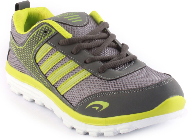 Zapatoz Greypgreen Running Shoes For Men(Grey)