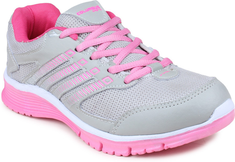 Columbus Running Shoes For Women(Pink, Grey) Columbus Running Shoes For Women(Pink, Grey)
