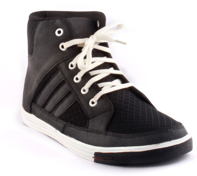 Zapatoz Black Stylish Boots For Men(Blue, Black)