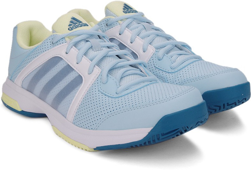 ADIDAS BARRICADE ASPIRE STR Tennis Shoes For Women(Blue, Yellow)