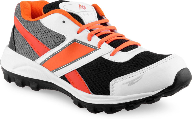 ABZ Running Shoes For Men(White, Orange)