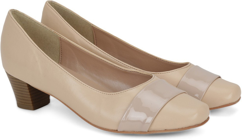 Miss CL By Carlton London Miss CL Monk Strap For Women(Beige)