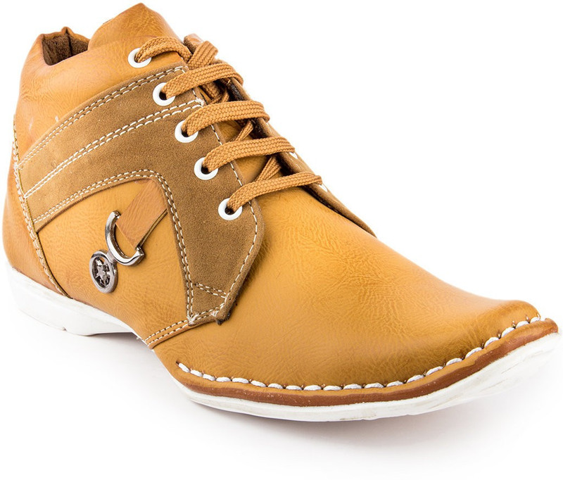 Golden Sparrow Stylish Casual Shoes(Tan) RS.499 (55.00% Off) - Flipkart