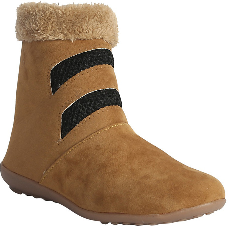 Zachho Cool and Trendy HC239-Fawn Boots For Women(Beige)