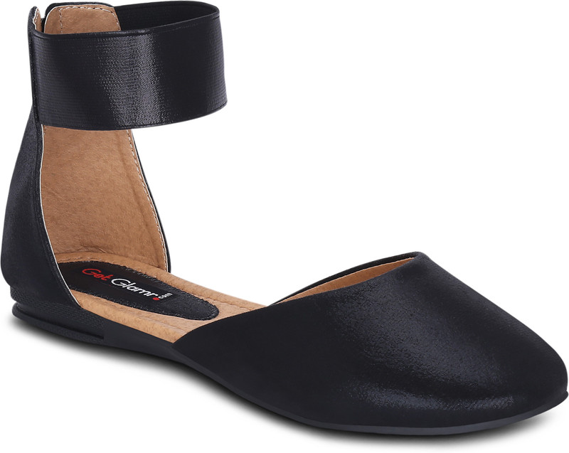 Get Glamr Maya Bellies For Women(Black)