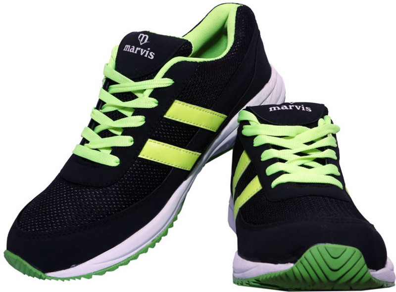 Marvis Twilight Walking Shoes For Men(Green, Black)