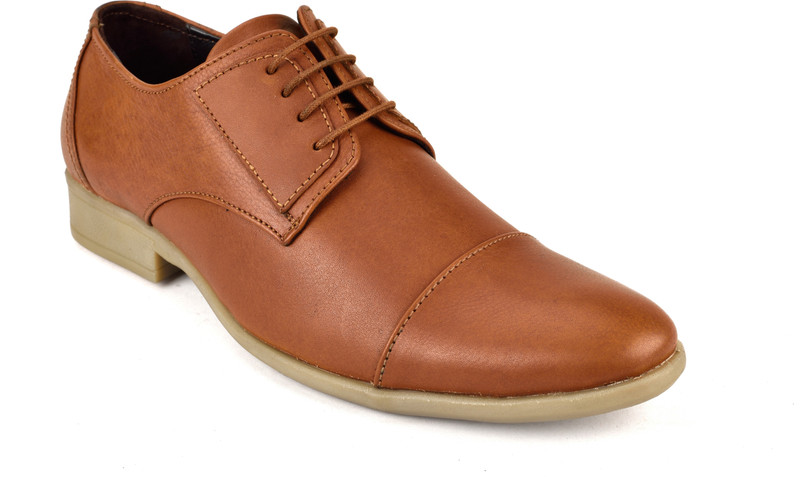 Chamois Formal Lace Up For Men(Tan)