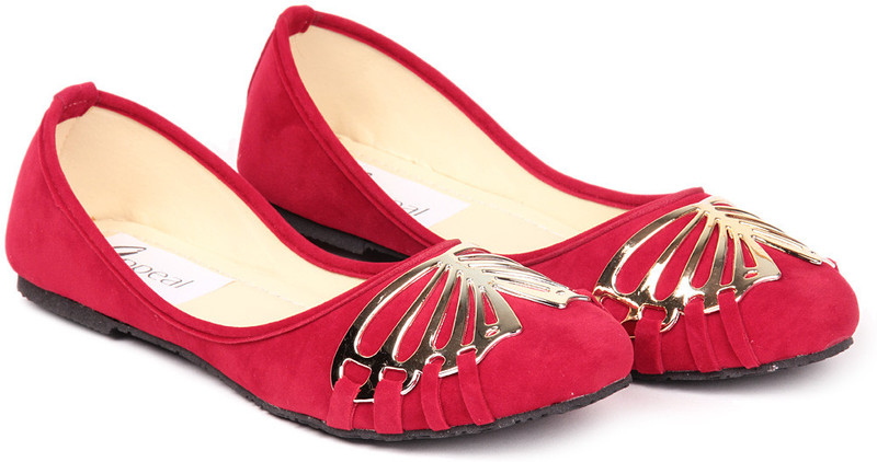 Ignis Toe Butterfly Women Bellies For Women(Red)