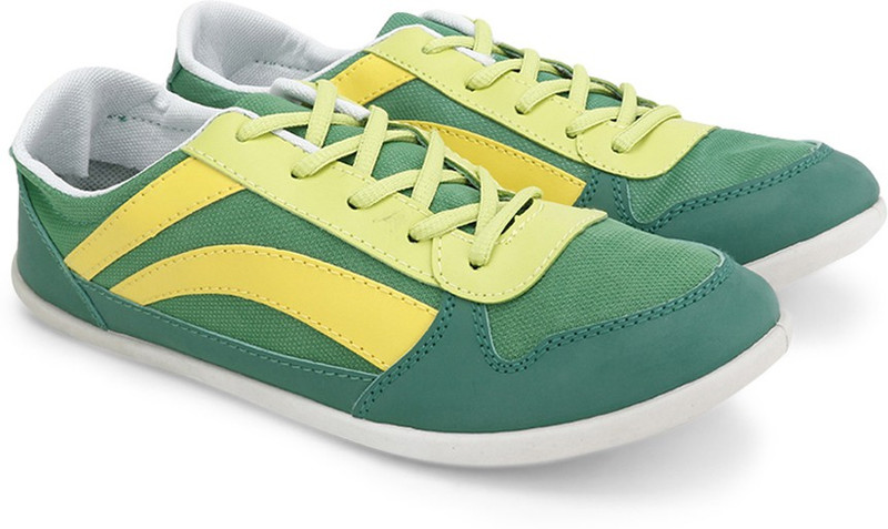 Terravulc Canvas Shoes For Men(Green, Yellow)