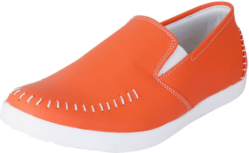 FAUSTO Canvas Shoes For Men(Orange)