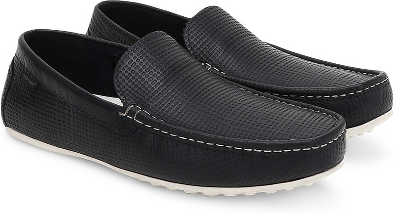 Red Tape Loafers For Men(Black)