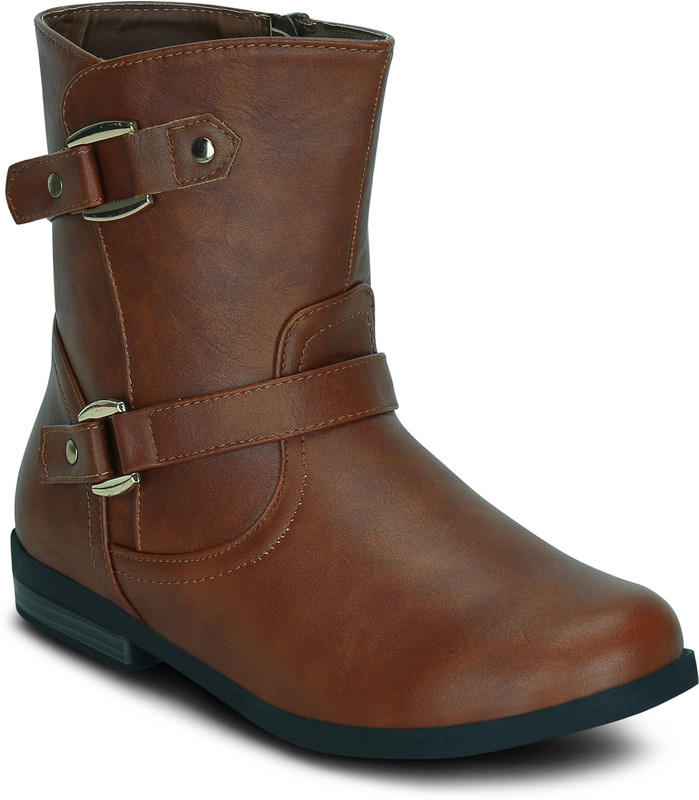 Get Glamr BRYAN Boots For Women(Tan)