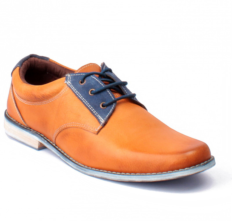 Willywinkies Mens Corporate Casuals For Men(Tan, Blue)