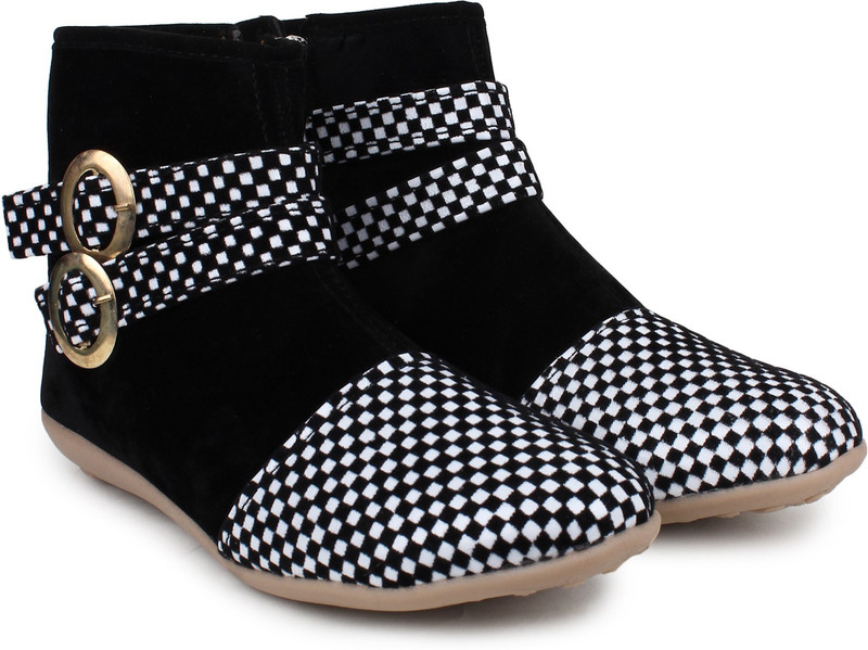 Moonwalk Boots For Women(White, Black)