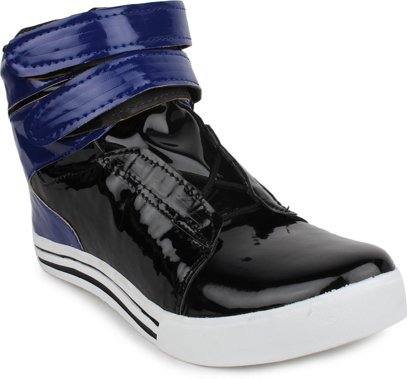 Beonza High Ankle Sneakers For Men(Blue, Black)