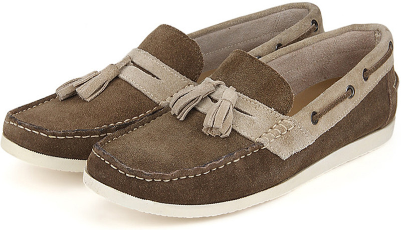 Arden Quoddy Tassel Slipon Loafers For Men(Green)