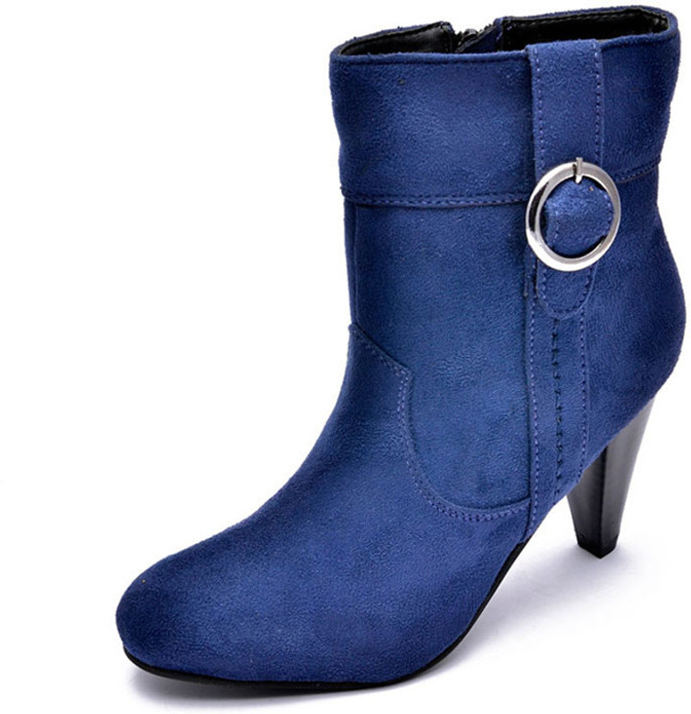 Bruno Manetti Aida Boots For Women(Navy)
