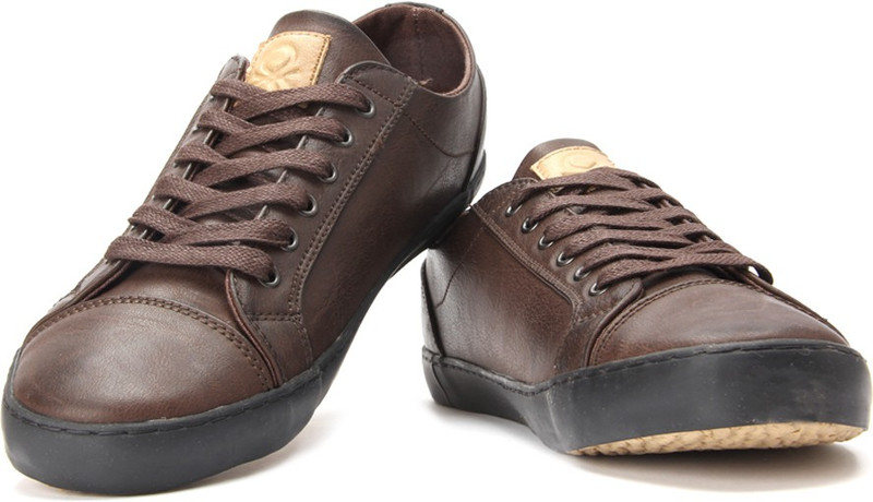 United Colors of Benetton Men Sneakers For Men(Brown)
