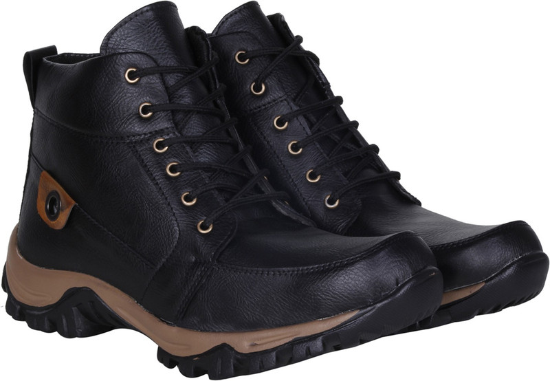 Kraasa HeatBeat Boots For Men(Brown, Black)