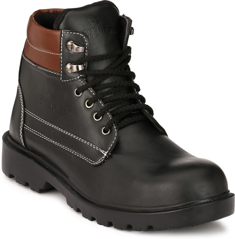 Udenchi UD502BlackSafetyShoe Casuals For Men(Black)
