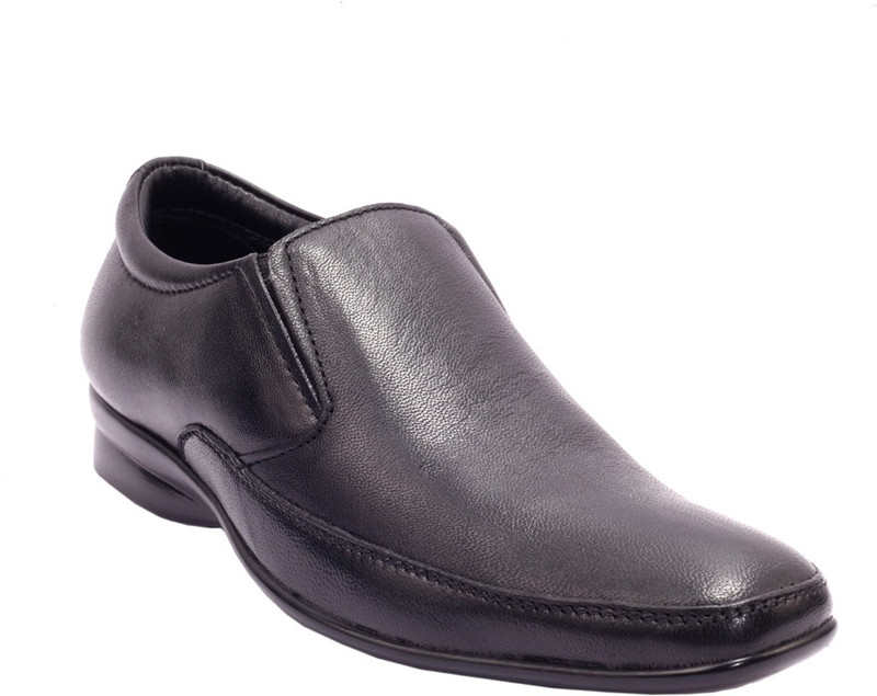 Dizaro GENUINE LEATHER Slip On For Men(Black) Dizaro GENUINE LEATHER Slip On For Men(Black)