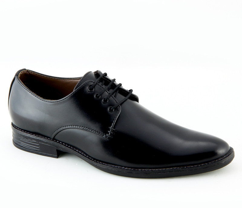 24 Casuals Dreamer Black Lace Up Shoes For Men(Black)