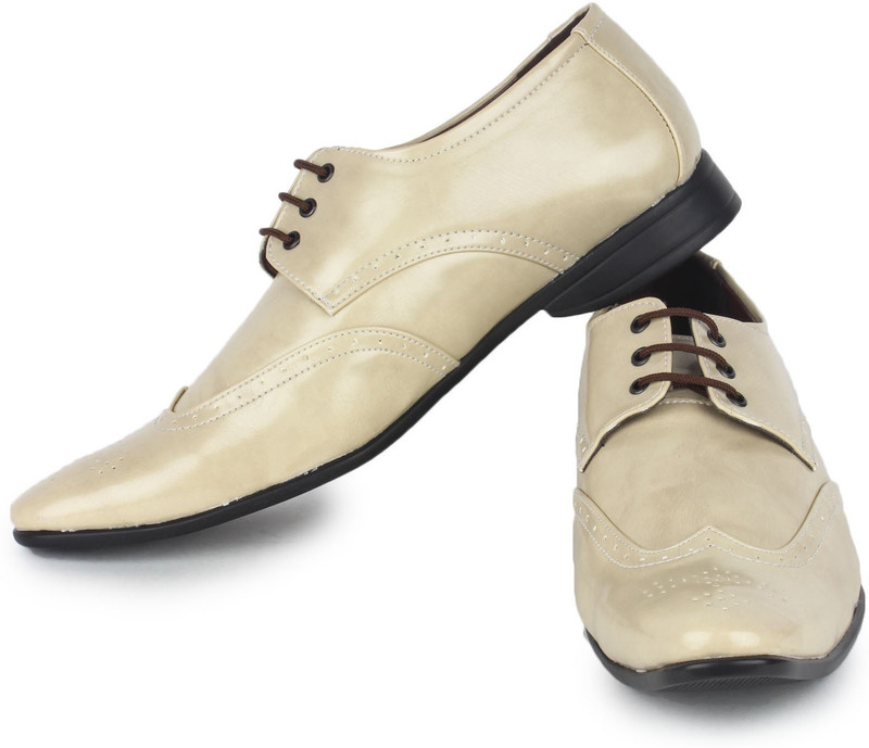 Beonza Party Wear Shoes For Men(Beige)