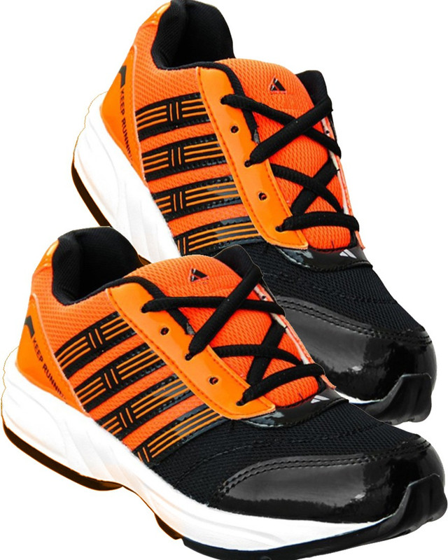 Fuoko ACON LITE Walking Shoes For Men(Black, Orange)