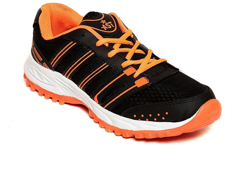 Zapatoz Zapatoz Synthetic Leather Running Men Sports Shoes Running Shoes For Men(Black)