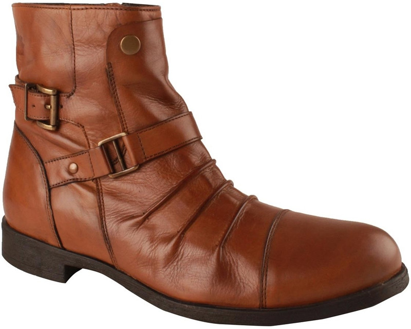 Salt N Pepper 10-488 Cognac Boots For Men(Tan)