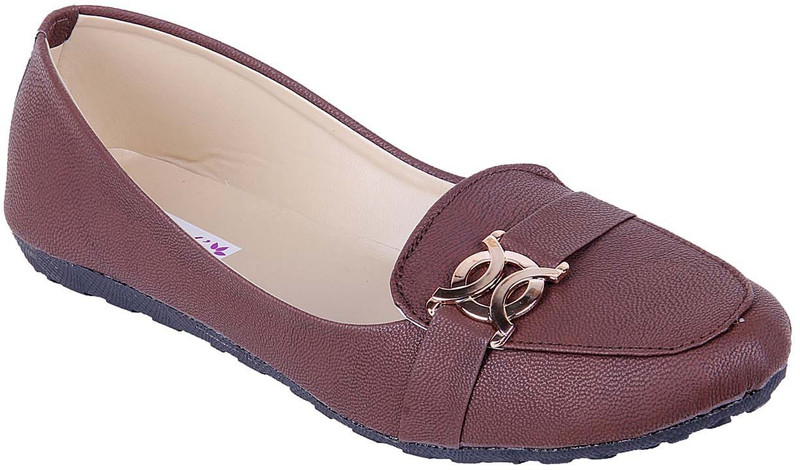 Goyal Corporate Brown Casual Loafers For Women(Maroon) Goyal Corporate Brown Casual Loafers For Women(Maroon)