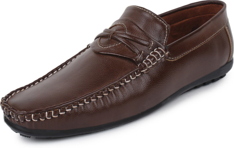 BUWCH Buwch Casual , Partywear ,Mocassin Loafer For Men And Boys Brown Color Loafers For Men(Brown)