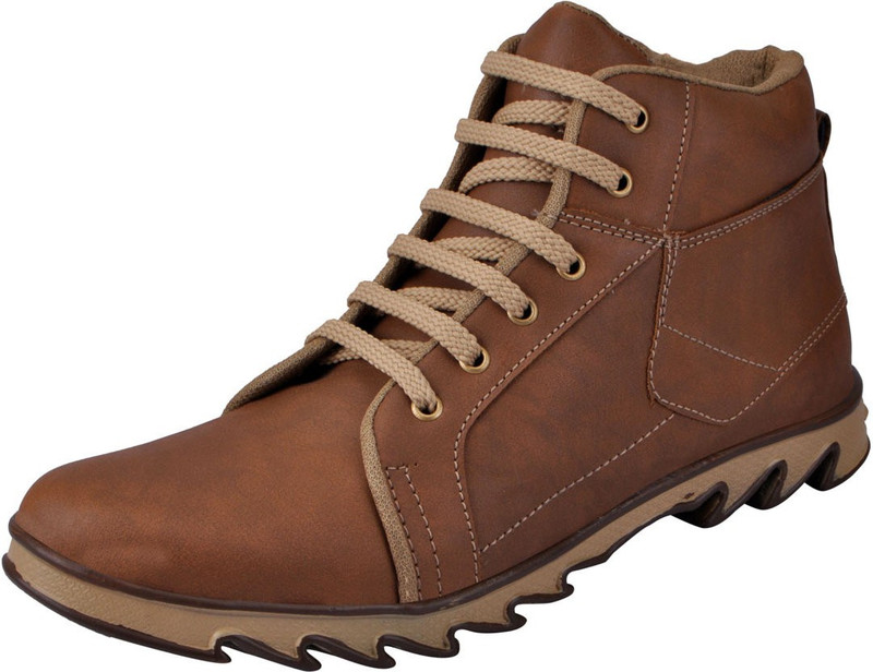 FAUSTO Hiking and Trekking Boots For Men(Tan)