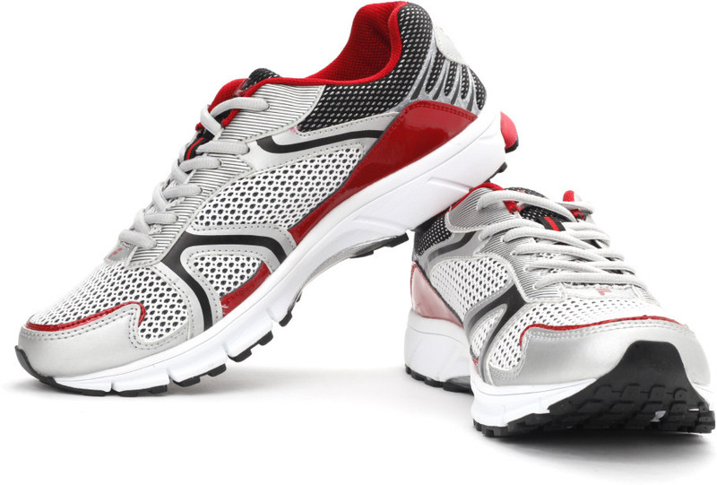 Fila Alpha Running Shoes For Men(Silver, Red, Black)
