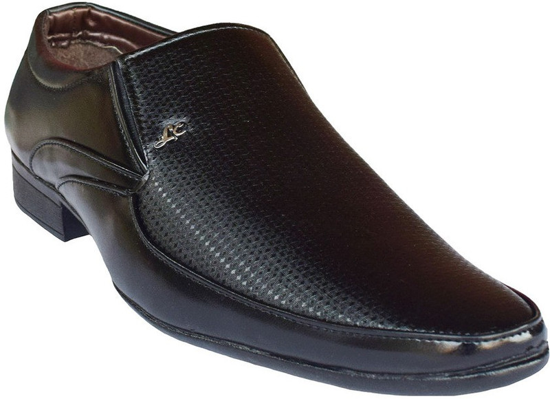 JK Port Jkp016blk Slip On Shoes For Men(Black) JK Port Jkp016blk Slip On Shoes For Men(Black)