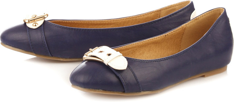 Vero Couture Buckle Up Bellies For Women(Blue)