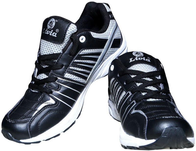 Livia 545 Running Shoes For Men(Black) Livia 545 Running Shoes For Men(Black)