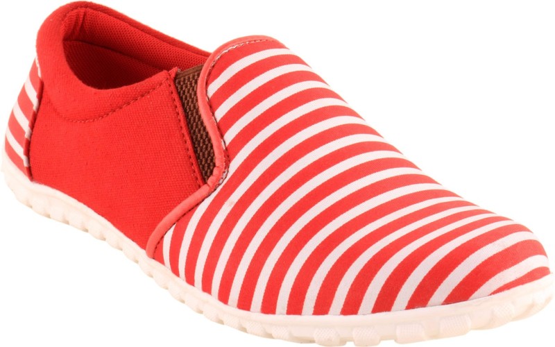 Metrogue Womens sneakers shoe Sneakers For Women(Red, White)