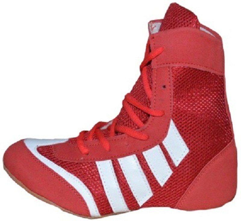 Port Boxing & Wrestling Shoes For Men(Red)