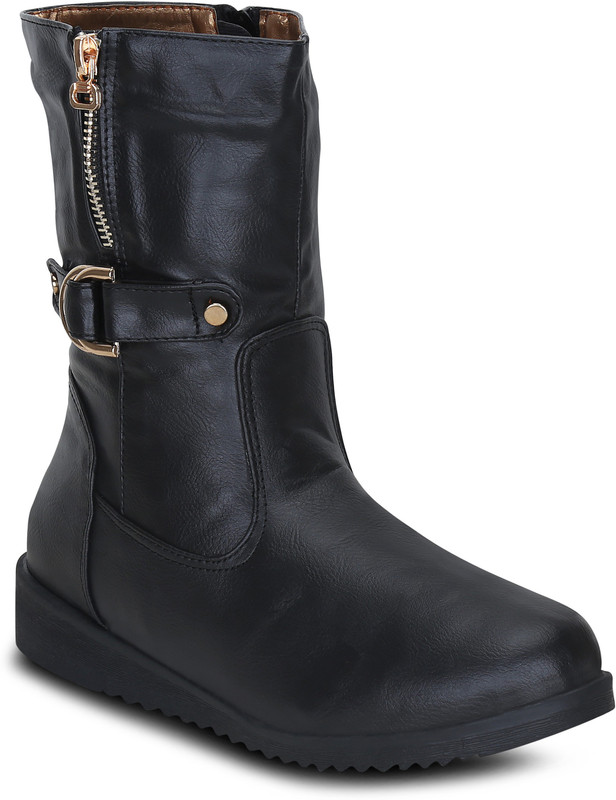 Get Glamr HONOR Boots For Women(Black) Get Glamr HONOR Boots For Women(Black)