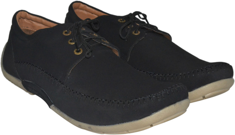 Human Steps Big Size Casuals For Men(Black)