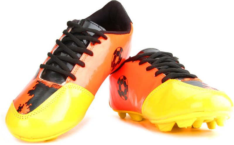 Terravulc Mess-2 Men Football Shoes For Men(Orange, Yellow) Terravulc Mess-2 Men Football Shoes For Men(Orange, Yellow)
