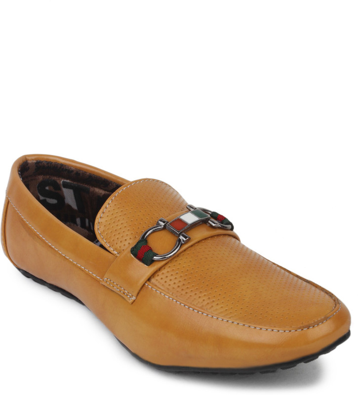 Best Walk Fabio Loafers For Men(Tan)