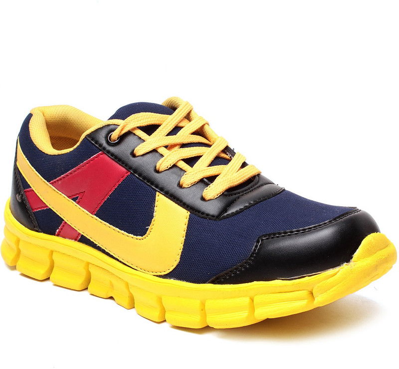 Juan David Running Shoes For Men(Yellow)