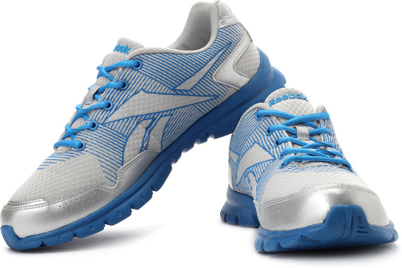 REEBOK Rhythm Run Lp Running Shoes For Men(Silver, Blue, Grey)